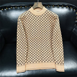 23008P135秋冬长袖羊毛衫毛衣针织衫套头打底衫，男装针织衫/毛衣，电商D207