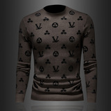 X1001P145天鹅绒冬长袖羊毛衫毛衣针织衫套头打底衫，男装针织衫/毛衣，电商D207