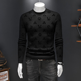 X1001P145天鹅绒冬长袖羊毛衫毛衣针织衫套头打底衫，男装针织衫/毛衣，电商D207