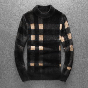 21815 莉莉家主推大货水貂绒衫毛衣 P135 控188 有4XL 可穿210斤图片