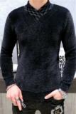 21830莉莉家主推大货水貂绒衫毛衣P135控188有4XL可穿210斤，男装针织衫/毛衣，电商D207