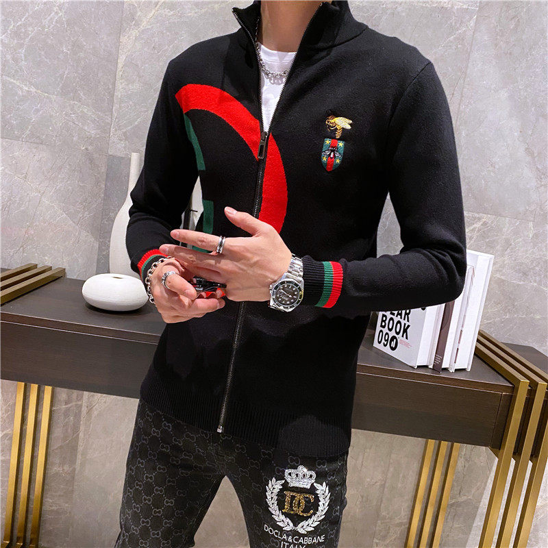 2083莉莉家主推备大货拉链衫外套P155控208有4XL可穿210斤,男装针织衫/毛衣,电商D207
