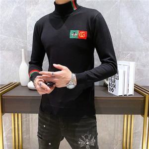 21313 P135 长期款秋冬长袖羊毛衫毛衣针织衫套头打底衫图片