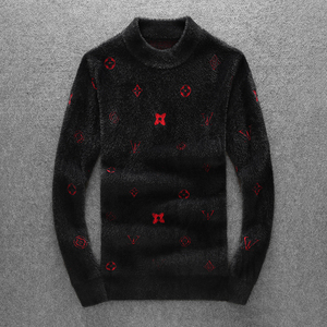 21810 莉莉家主推大货水貂绒衫毛衣 P135 控188 有4XL 可穿210斤图片