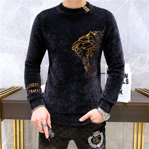 21803 莉莉家主推大货水貂绒衫毛衣 P135 控188 有4XL 可穿210斤图片