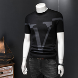 L24312P115不断货长期款短袖羊毛衫针织衫套头毛衣半袖打底衫，男装针织衫/毛衣，电商D207