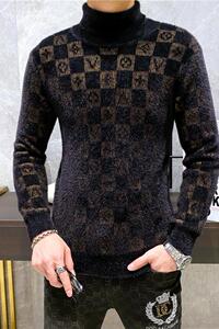21802 莉莉家主推大货水貂绒衫毛衣 P135 控188 有4XL 可穿210斤图片