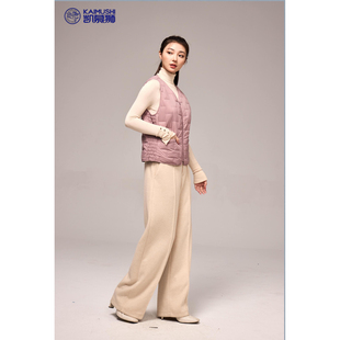 爆款 冬季 新款 90鸭绒冬季 羽绒马甲 5001 内穿短款 凯慕狮2025女式