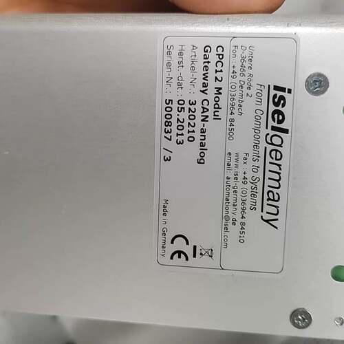 可维修isel德国CPC12 CANopen定位控制器，型号320议价