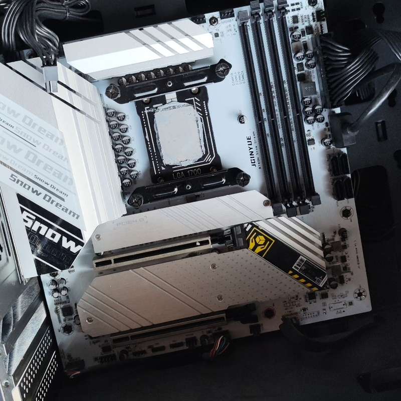 议价精粤B760M Snow Dream D5主板，LGA170可维修图片