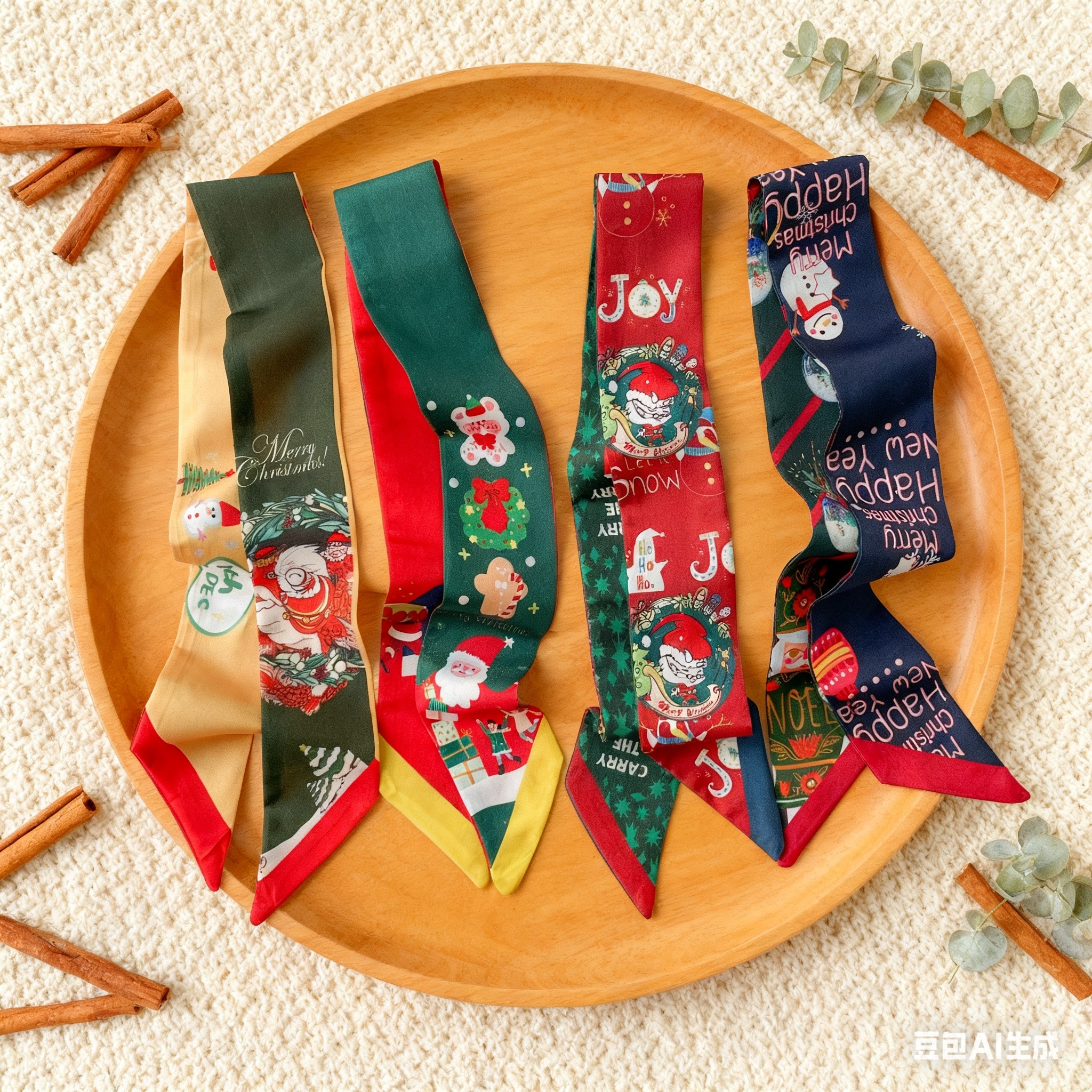 新款圣诞节新年小丝巾绑礼品篮绑包搭配丝带飘带装饰发带红色绿色,服饰配件/皮带/帽子/围巾,围巾/丝巾/披肩,淘宝优惠券,粉丝福利购,淘宝优惠卷