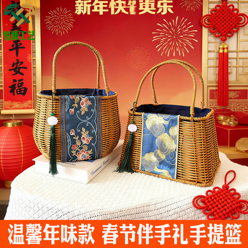 悦明藤手工藤编禅意茶具包百搭