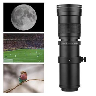 420-1600mm F8.3手动镜头2增倍镜长焦变焦望远单反探月拍鸟国产