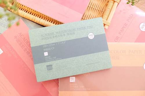 包邮宝虹纯棉学院水彩细纹