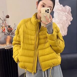 轻薄羽绒服女款白色2025新款冬季短款超好看今年流行爆款宽松外套