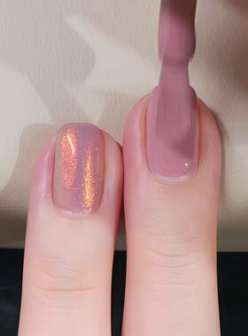 粉色心情极光美甲！twomoons指甲油2026新款免烤速干持久女可撕脚