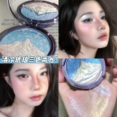 Truth Key秋思记三色高光粉膏眼影水光珠光提亮脸部闪粉爆闪生姜