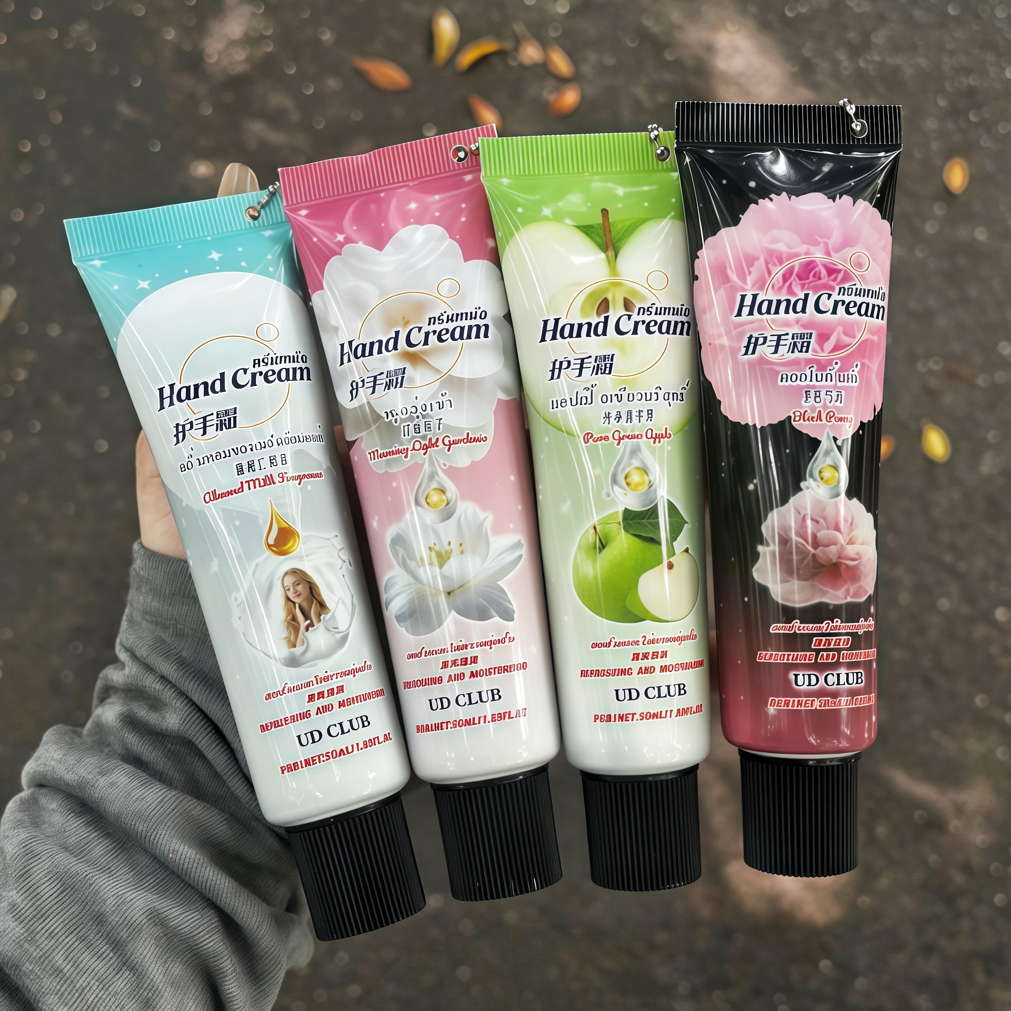 泰国黑色芍药香氛护手霜滋润补水保湿防干裂青苹果秋冬持久留香女