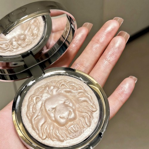 怎么会有这么仙的生姜高光！狮子头提亮粉脸部水珠光闪粉爆闪