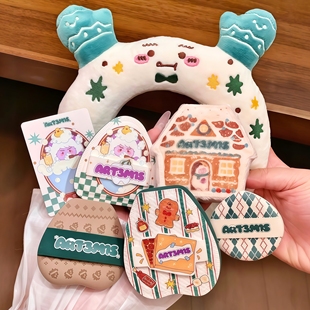 圣诞限定 凹凸迷思粉扑气垫粉底液专用植绒化妆定妆散粉不易吃粉