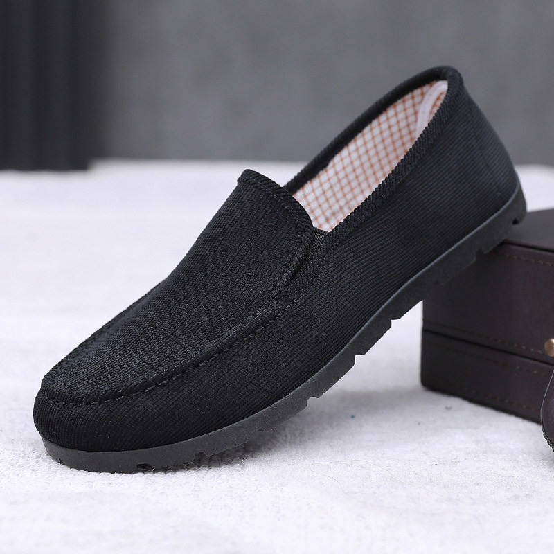 2023新款春夏季老北京布鞋男士休闲男款懒人鞋子一脚蹬春秋男鞋