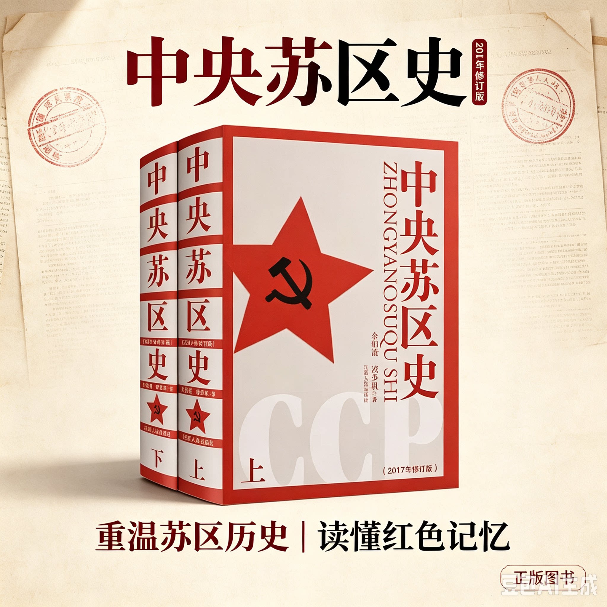 中央苏区史(修订版)(全套装2册)余伯流凌步机著32开中国赣西南闽西地区历史经济建设经济状况著作党文献研究资料江西人民出版社书