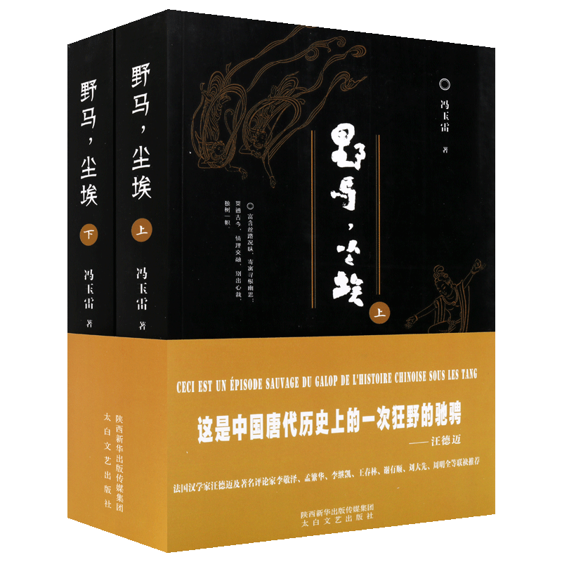 野马 尘埃 全套2册 冯玉雷 敦煌文化 安史之乱唐朝历史丝绸之路各民族历史文化中国当代长篇小说畅销书籍 太白文艺出版社