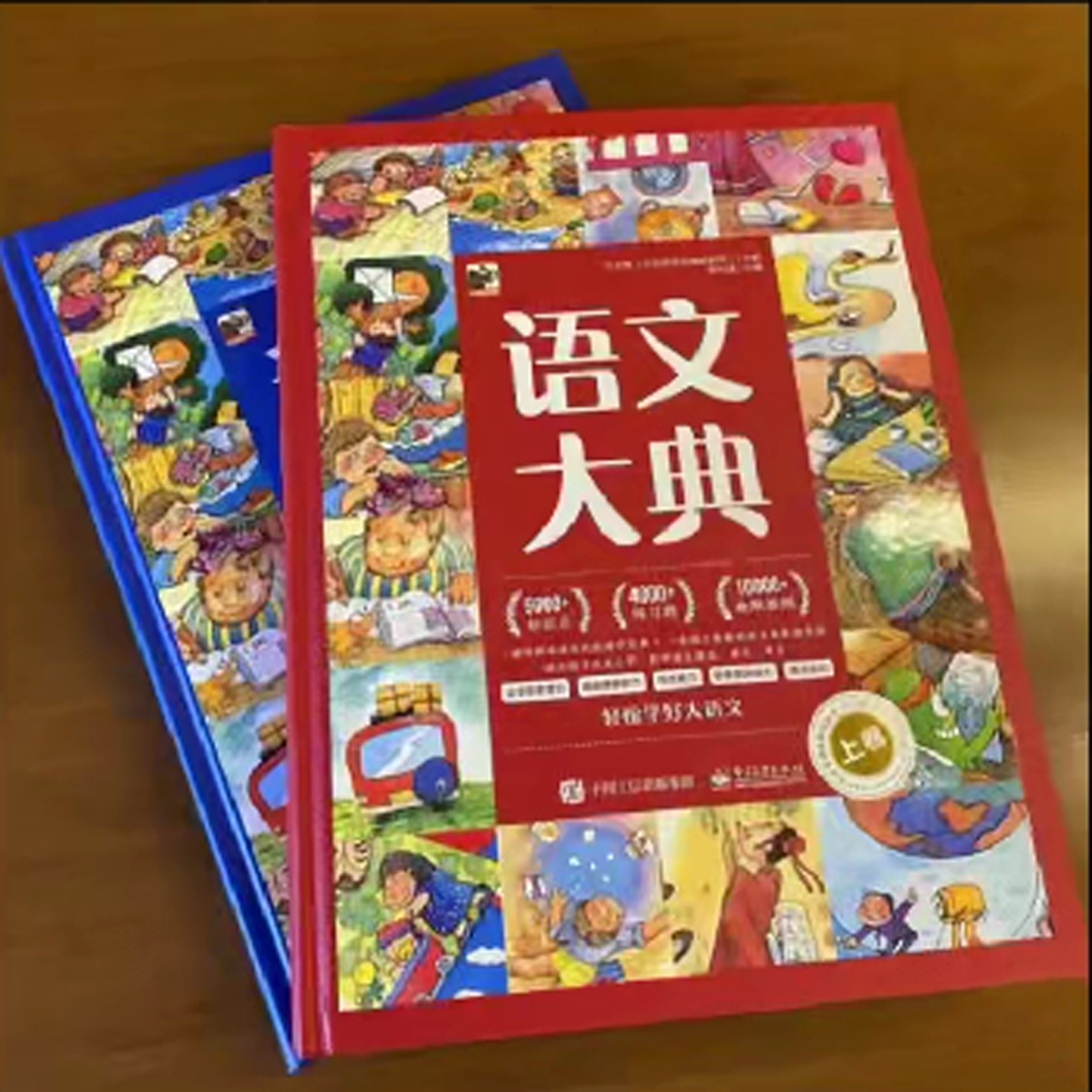语文大典(全套上下册)大8开本中小学语文红宝书漫画绘本语文科普百科全书语文学习儿童文学读物语文知识点写作阅读理解电子工业社