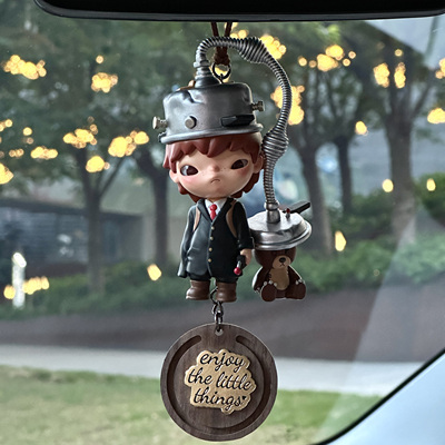 泡泡玛特酷酷小野车载挂件