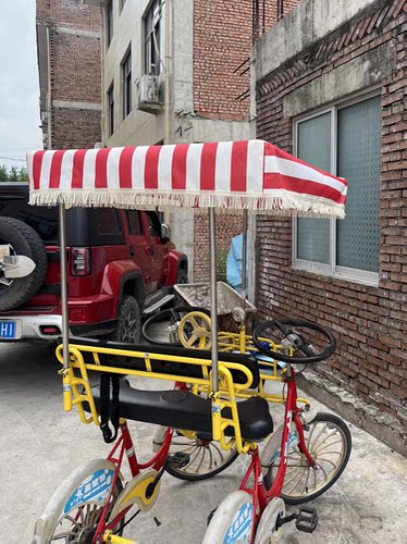 订制观光车车棚自行车篷布
