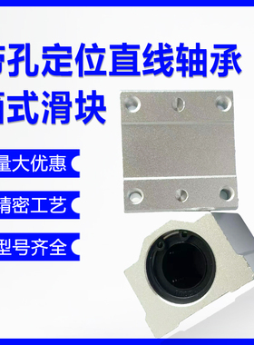 直线光轴导向轴轴承箱式滑块带定位孔E-LBHN81012131620253035 -P