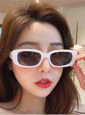 韩版潮流小框墨镜女方形太阳眼镜