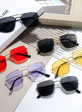 彩膜墨镜女开车蛤蟆眼镜太阳镜