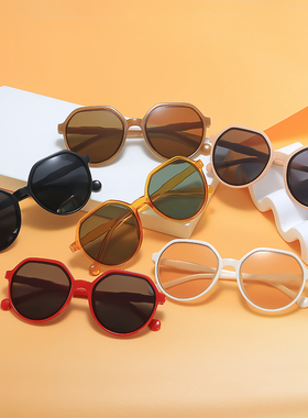 复古英伦风多边形太阳镜