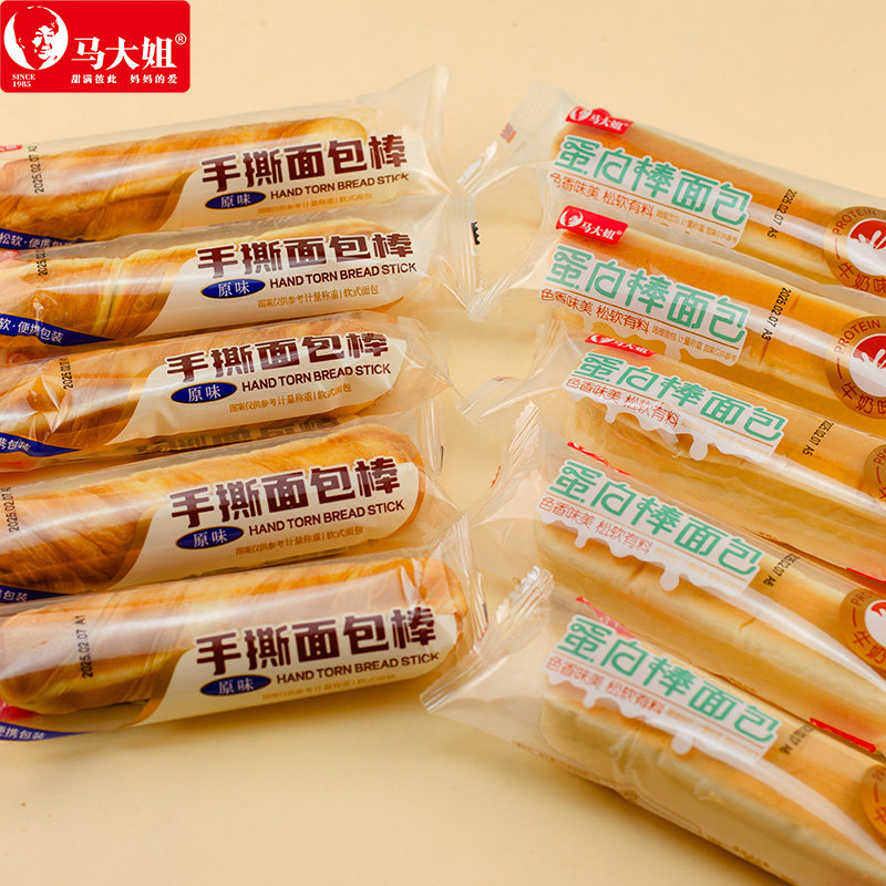 马大姐手撕面包棒500g图片