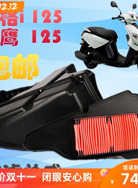 雅马哈ZY125T-13空气滤芯巧格i原装空滤总成JOG125赛鹰电喷滤清器