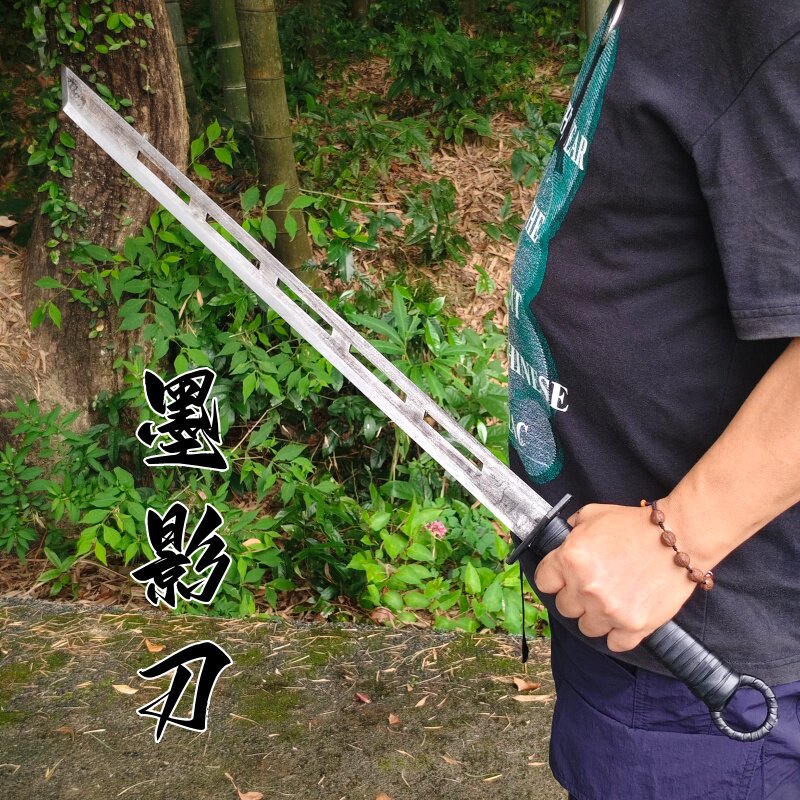 一体户外车载防身冷兵器武术唐横刀弹簧钢绣春刀龙泉刀剑未开刃