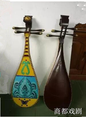 推荐新款舞蹈影视手绘琵琶用品琵琶表演道具舞蹈舞台演出服装包邮