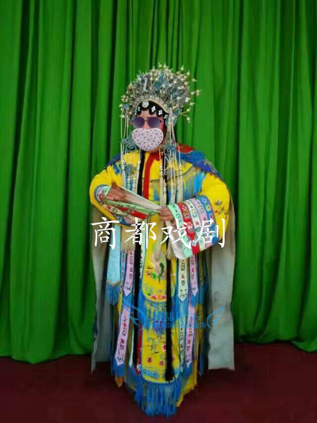 包邮戏剧戏曲戏装戏曲服装 五彩大宫装 贵妃醉酒服装戏曲女蟒特价