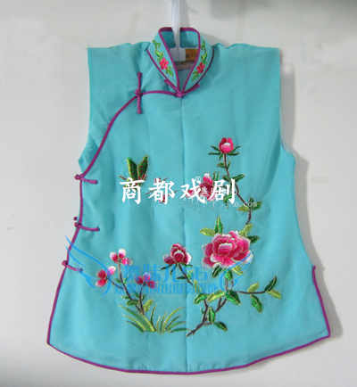 20年新品戏剧戏曲服装京剧戏装演出服花旦女短坎小姐坎肩用品包邮