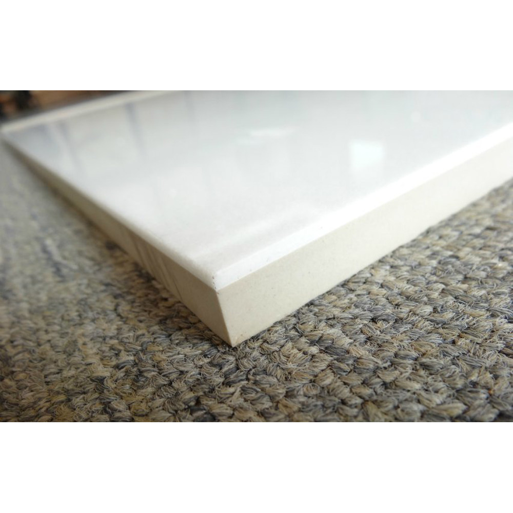 800*800 600*1200一代纯白微晶石亮面实心晶体瓷砖 客餐厅地墙砖