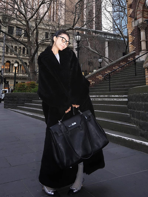 羊毛长款外套女大衣女