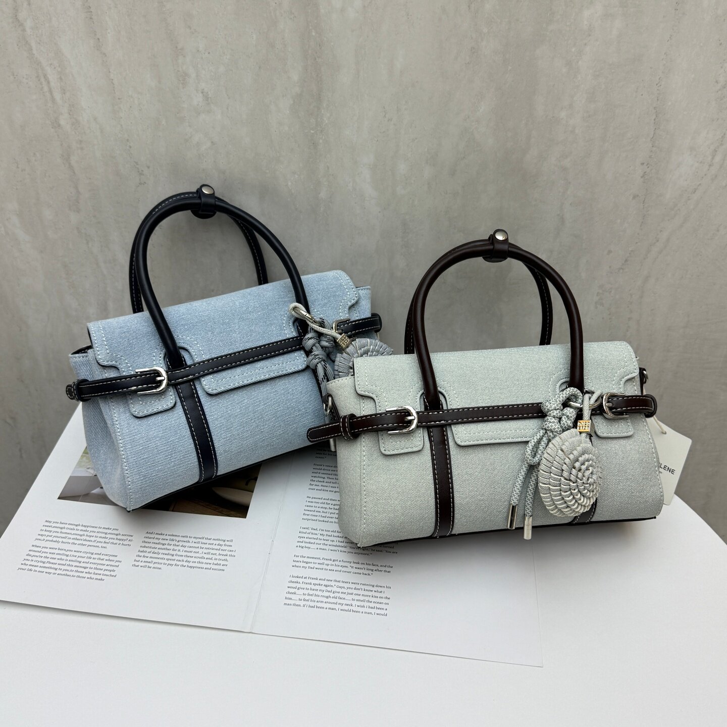 小众复古质感时尚皮带扣枕头包手提包2026新款百搭休闲单肩斜挎包