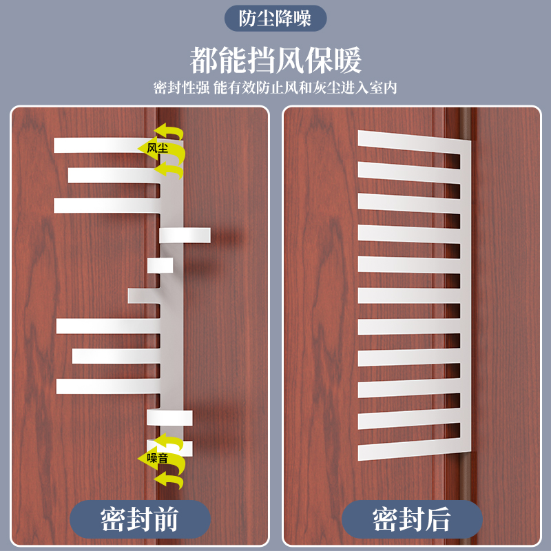 防盗门密封条门缝隙门底进户门窗户隔音门窗漏风防风胶条挡风神器