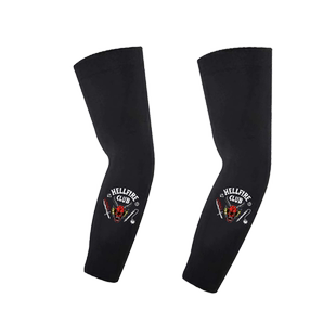 怪奇物语HellFire Club地狱火俱乐部美剧周边印花冰袖防晒袖套子