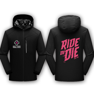 PMuc-Off土坡夹克连帽冲锋衣ride or die骑行服外套秋冬保暖衣服