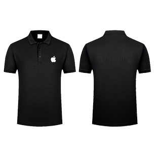 APPLE苹果标志Polo衫T恤专卖店男女工作服营销活动服定制纪念衣服