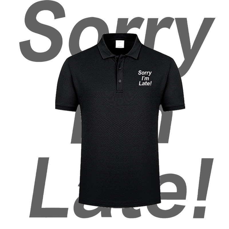 趣味英文一百種生活 Sorry I’m Late! 卢广仲我迟到了印花polo杉