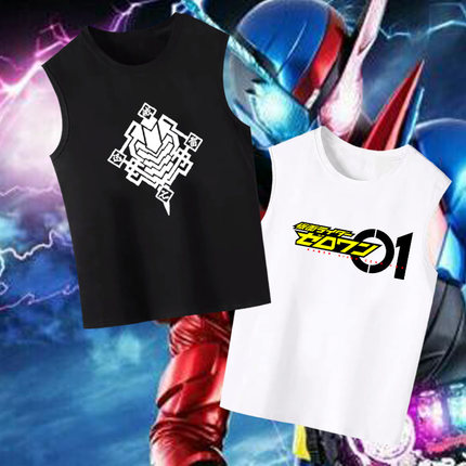 假面骑士零一动漫01灭讯灭亡迅雷ZERO-ONE无袖T恤衫男女背心定制