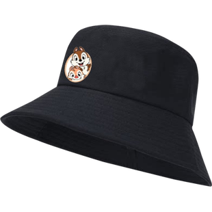 花栗鼠兄弟奇奇和蒂蒂松鼠大战情侣运动防晒渔夫帽男女遮阳盆帽子